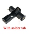 1 x AA Battery Holder Black With Solder tap