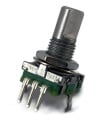 ROTARY ENCODER 11mm 20 Detents D shaft Without Switch Vertical