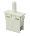 Door Switch Momentary White 0.5A 250VAC 