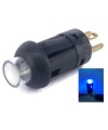 Illuminated PUSH BUTTON SWITCH SPST Momentary Blue LED 0.1A 30VDC