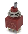 Seales Mini Toggle Switch 1A Series DPDT On-On Short Lever