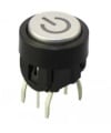  Illuminated Tactile Switch Red color with Power mark