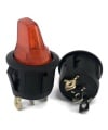 Illuminated Rocker Switch ON-OFF 12V RED LED SPST