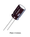 1000uF 35V 105C Aluminum Electrolytic Capacitor 13x25mm NICHICON 