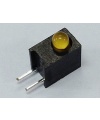 Housing LED Round 3 mm Amber Color