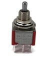 Mini Toggle Switch 1M Series DPDT On-Off-On Short Lever PCB PINS