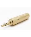 6.35mm Female to 3.5mm Male Stereo Audio Jack Adaptor Gold Plated