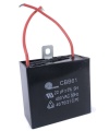 CBB61 Fan Capacitor 22uF 5% 400VAC 50Hz with Wire leads