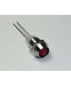 5mm Bezel LED Holder Chrome Metal