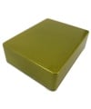 1590BB Style Aluminum Diecast Enclosure METALLIC CANDY YELLOW