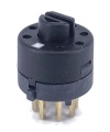 Rotary Switch 1 Pole 8 Position Short Handle with White Marking