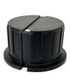 KN8C Black Knob 34x18mm Shaft Diameter 6.35mm
