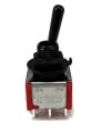 Mini Toggle Switch 1M Series DPDT On-On Black Shaft