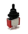 Mini Toggle Switch 1M Series SPDT On-Off-On Short Lever Black Shaft