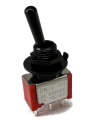 Mini Toggle Switch 1M Series SPDT On-On Black Shaft