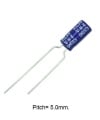 47uF 16V 85C Radial Electrolytic Capacitor 5x11mm