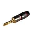 4mm Banana Plug Gold Plated Red