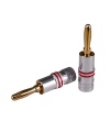 Banana Plug Gold Plated with Red Line