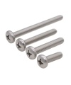 M4 Steel Screw Cross Round Head M4x50mm
