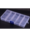 15 Grid Transparent Plastic Project Box