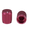 Aluminum Control Knurled knob 13x16mm Shaft Hole 6.4mm Light Red