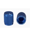 Aluminum Control Knurled knob 13x16mm Shaft Hole 6.4mm Light Blue