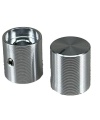 Aluminum Silver Knob 14X16mm shaft hole 6.4mm