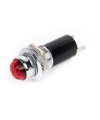 16mm Red Diamond Head Led Indicator Lamp Panel Mount 12V