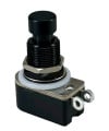 SPST Momentary Soft Touch Push Button Stomp Foots / Pedal Switch Black Shaft 