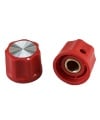 Red Moog Knob 16x21mm Shaft 6.4mm