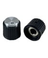 knob 19x19mm Shaft 6.4mm with Circle Mark