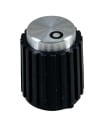 knob 12.5x16mm Shaft 6.4mm with Circle Mark