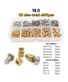 1 Set M3 nut screw 240 PCS and brass nut 240PCS