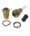 	5mm Chrome Gold Plated Metal Bezel LED Holder
