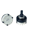 Mini Rotary Switch 2 Pole 5 Position SR2612F 18mm