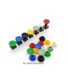 Tactile Switch Caps White Color 8x3.55mm Diameter 3.4mm