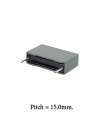 6.8nF 6800pF 1600V 5% Double Sided Metallized Polyester Film Box Type Capacitor