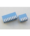Dip Switch 7 Positions Gold Plated Contacts Side Actuated Piano
