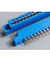 Edge Board Connector 20 Pins 3.96mm with Mounting Ears Solder Type