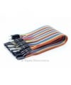Premium Jumper Wires Female / Male 200mm Pack of 40