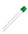 FLAT TOP Green LED 5mm Diffuse Lens