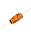 2.2uF 50V 105C JAC Axial Aluminum Electrolytic Capacitor 13x27mm Bi-Polarized