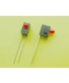 Housing LED Round 3 mm Red Diffuse Lens LED