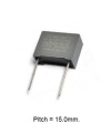 0.1uF 280V 100C 10% Metallized Polypropylene Film Capacitor
