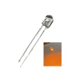 5mm Oval Yellow LED 5mm Transparent Lens edgeless 3V