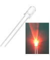LED 5mm Orange Flashing Water Clear 