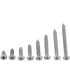 M3.5 Stainless Steel Self Tapping Screws Cross Round Pan Head 3x8mm