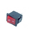 Rocker Switch Red ON/OFF DPST 6A 250VAC Panel Mount, Snap-In