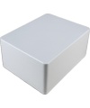 1590C Style Aluminum Diecast Enclosure MATTE WHITE SAND TEXTURE