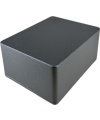 1590C Style Aluminum Diecast Enclosure MATTE BLACK SAND TEXTURE